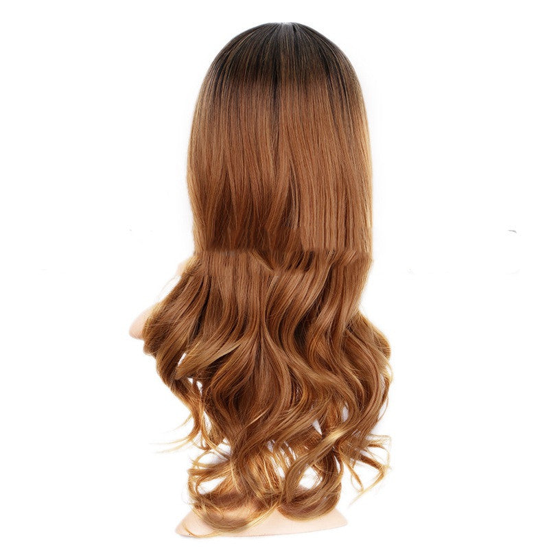 Wig foreign trade wig female gradient chemical fiber wig wig Wig foreign trade wig female gradient chemical fiber wig wig